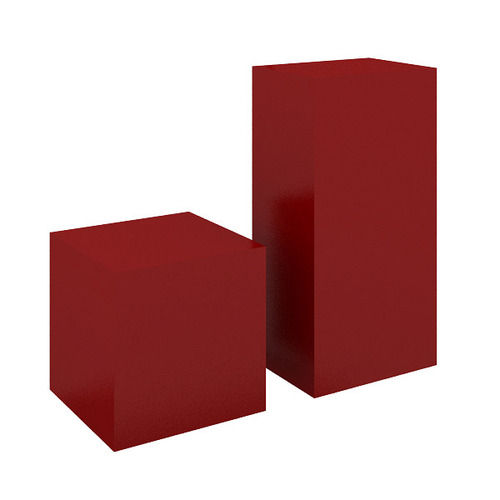 KI-315  목재 사각 DP 테이블 박스_빨강색W300~1200×D300~1200×H300~1200mm디스플레이,인테리어,사이즈별 공간박스 제작